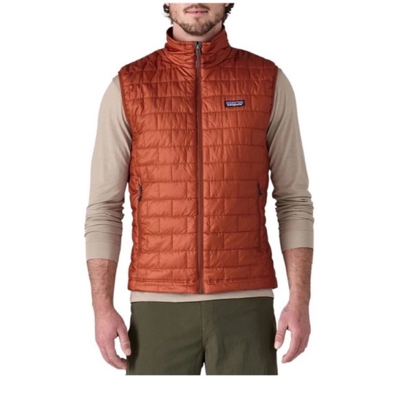 Patagonia Men’s Medium Nano Puff Insulated Vest Burnished Red Puffer NWT Puffy - Picture 6 of 8